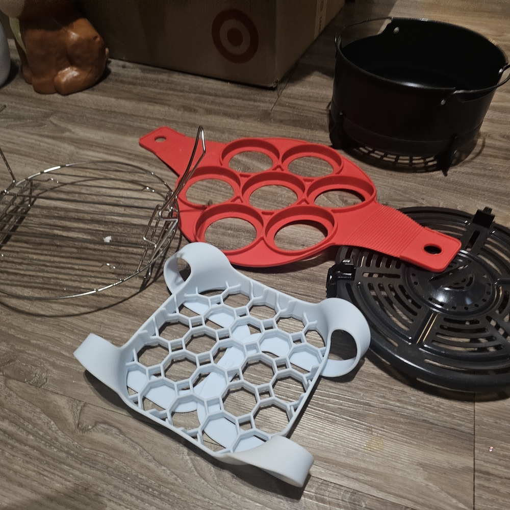 Ninja Cookware Set - Red, Black, and Gray